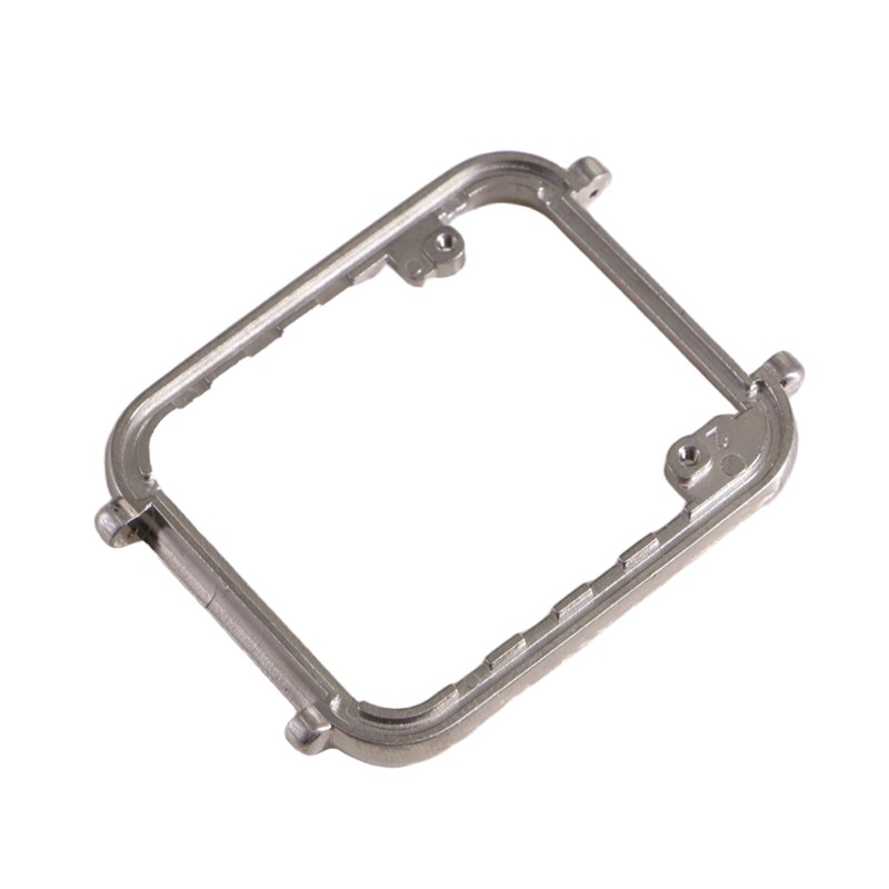 Smartwatch-Silbergehäuse